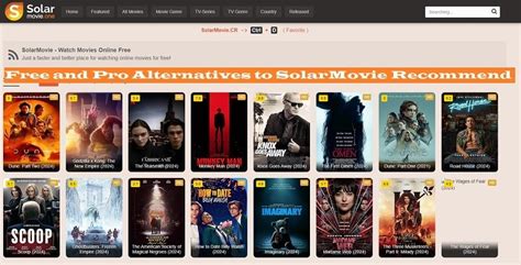 8 Best SolarMovie Alternatives to Watch Free Movies Online.